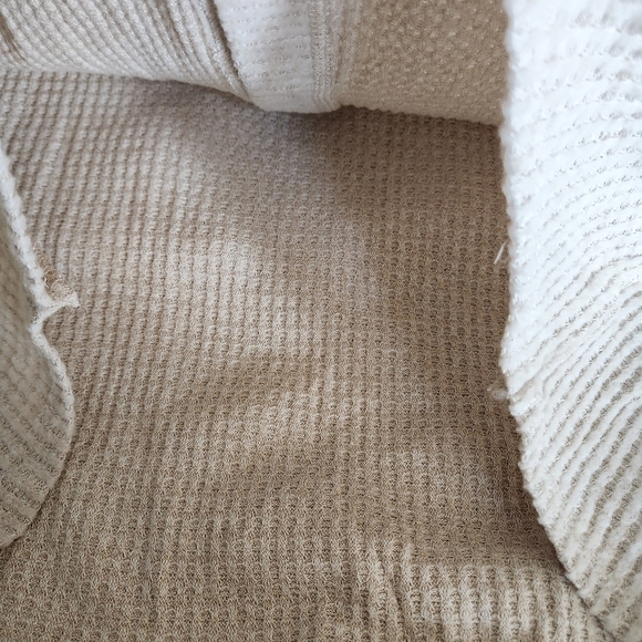 NWT Pink Rose Women's Cardigan‎ V-Neck Waffle Knit Long Sleeves Tie Knot XL - Picture 11 of 14